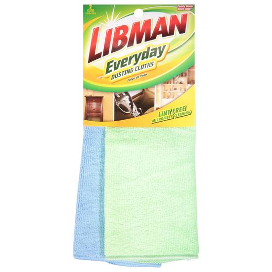 Libman Everyday Dusting Clothes (2 ct)