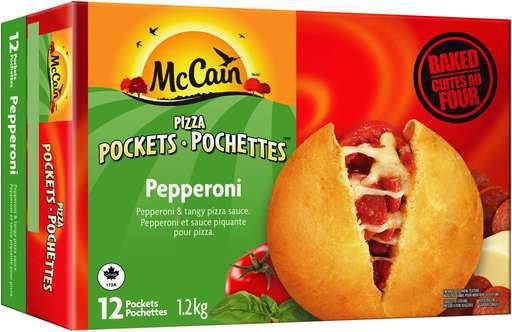 McCain Classic Pepperoni Pizza Pockets (1.2 kg)