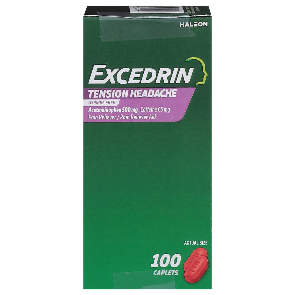 Excedrin Tension Headache Caplets (4.8 oz)