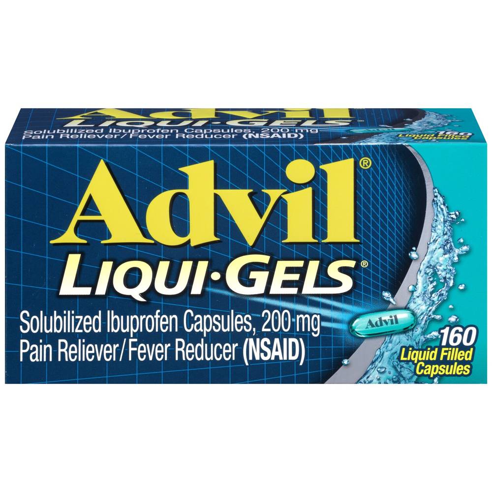 Advil Liqui-Gels 200 MG Ibuprofen Capsules, 160 CT