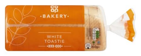 Co-op Bakery White Toastie 800g