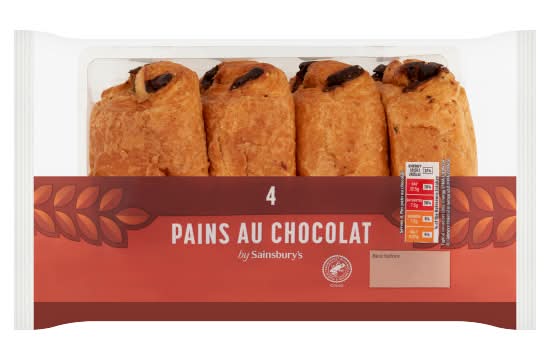 Sainsbury's Pains Au Chocolat (4 pack)