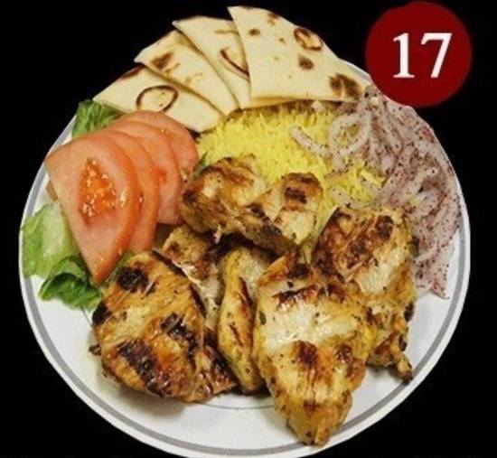 Chicken Souvlaki Plate