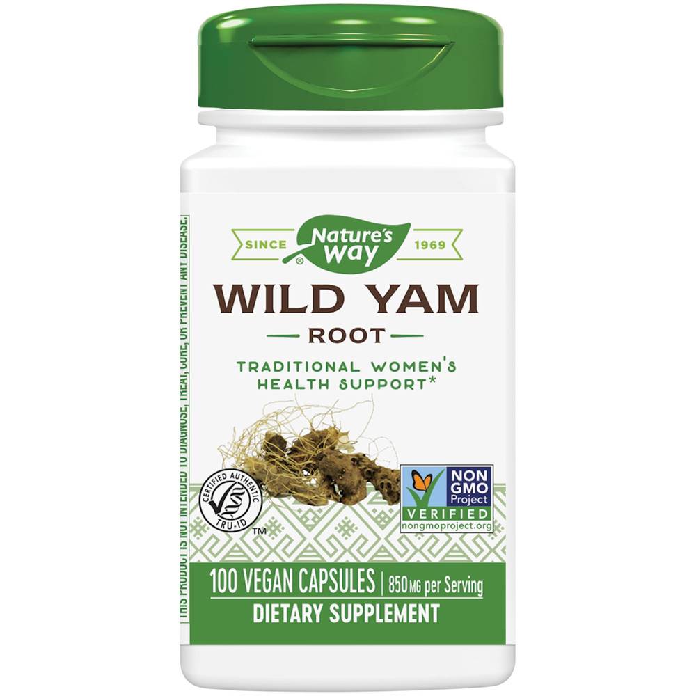 Wild Yam Root 425 Mg - (100 Capsules)