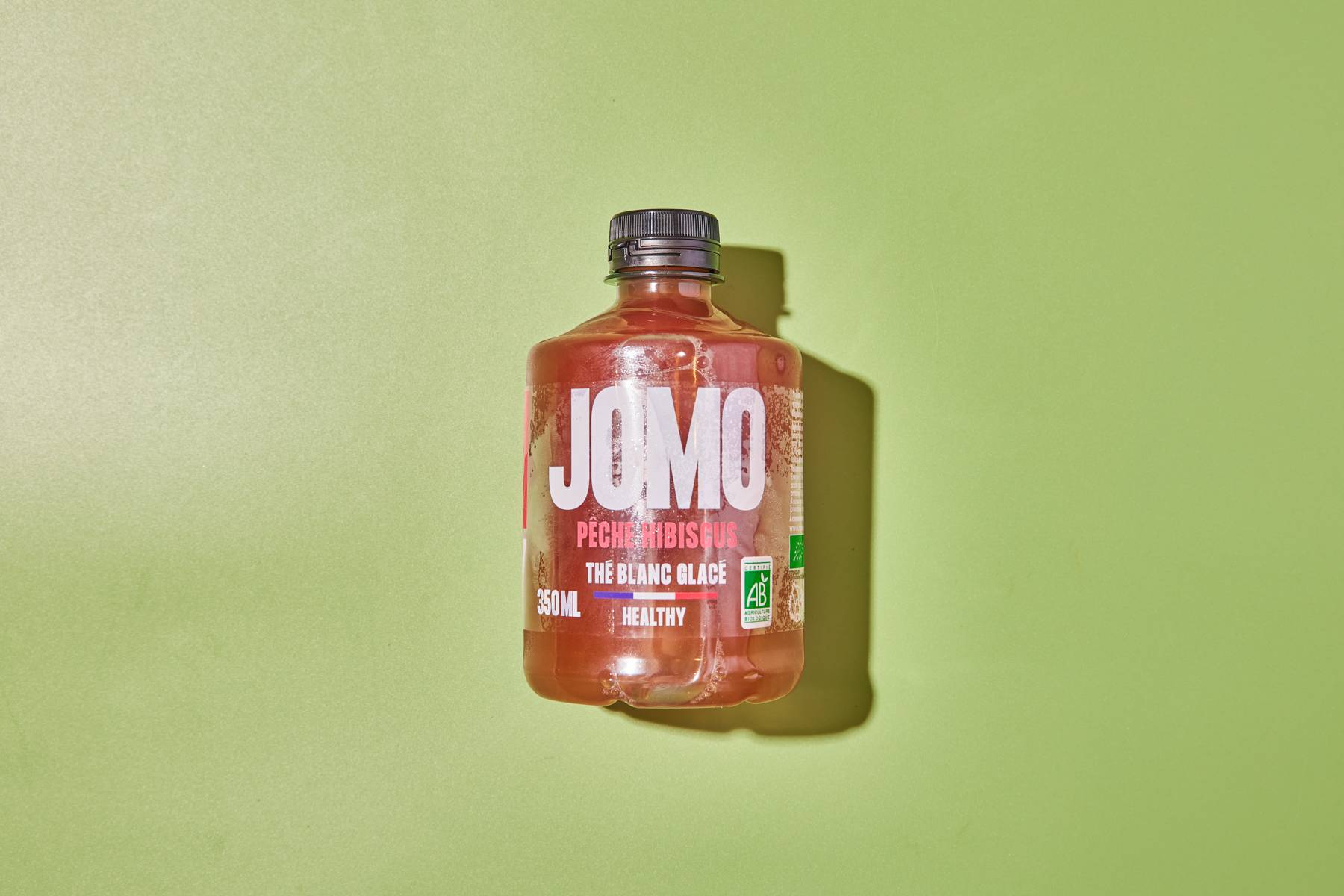 Thé blanc glacé Jomo 100 % BIO - Pêche Hibiscus