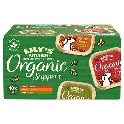 Lily's Kitchen Organic Suppers Tray Multipack Adult Wet Dog Food (10 ct)