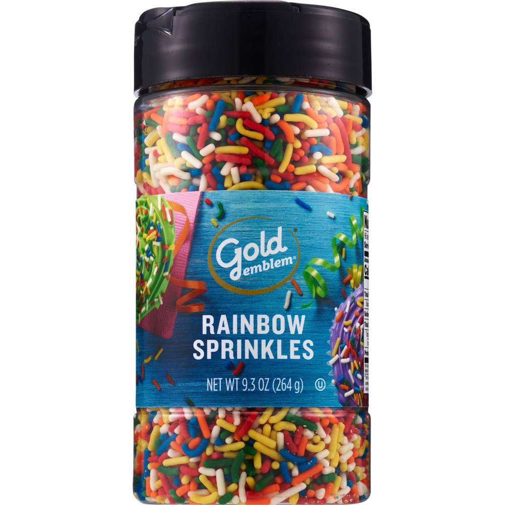 Gold Emblem Rainbow Sprinkles (9.3 oz)