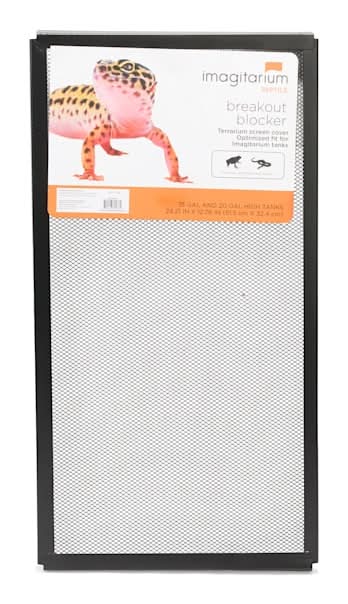 Imagitarium Breakout Blocker Terrarium Screen Cover, 15 Gallon or 20 Gallon High