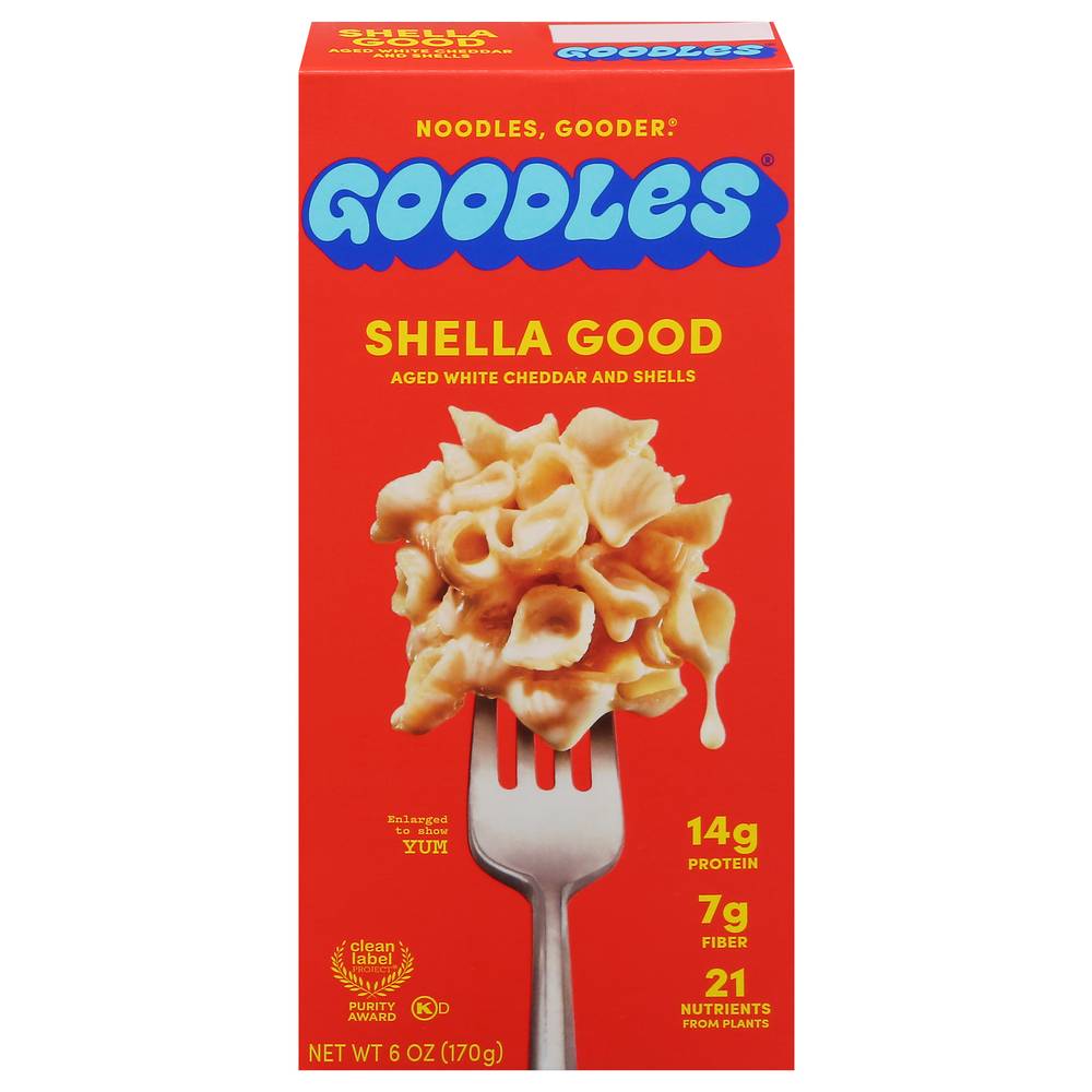 Goodles Shella Good Aged White Cheddar Mac and Shells