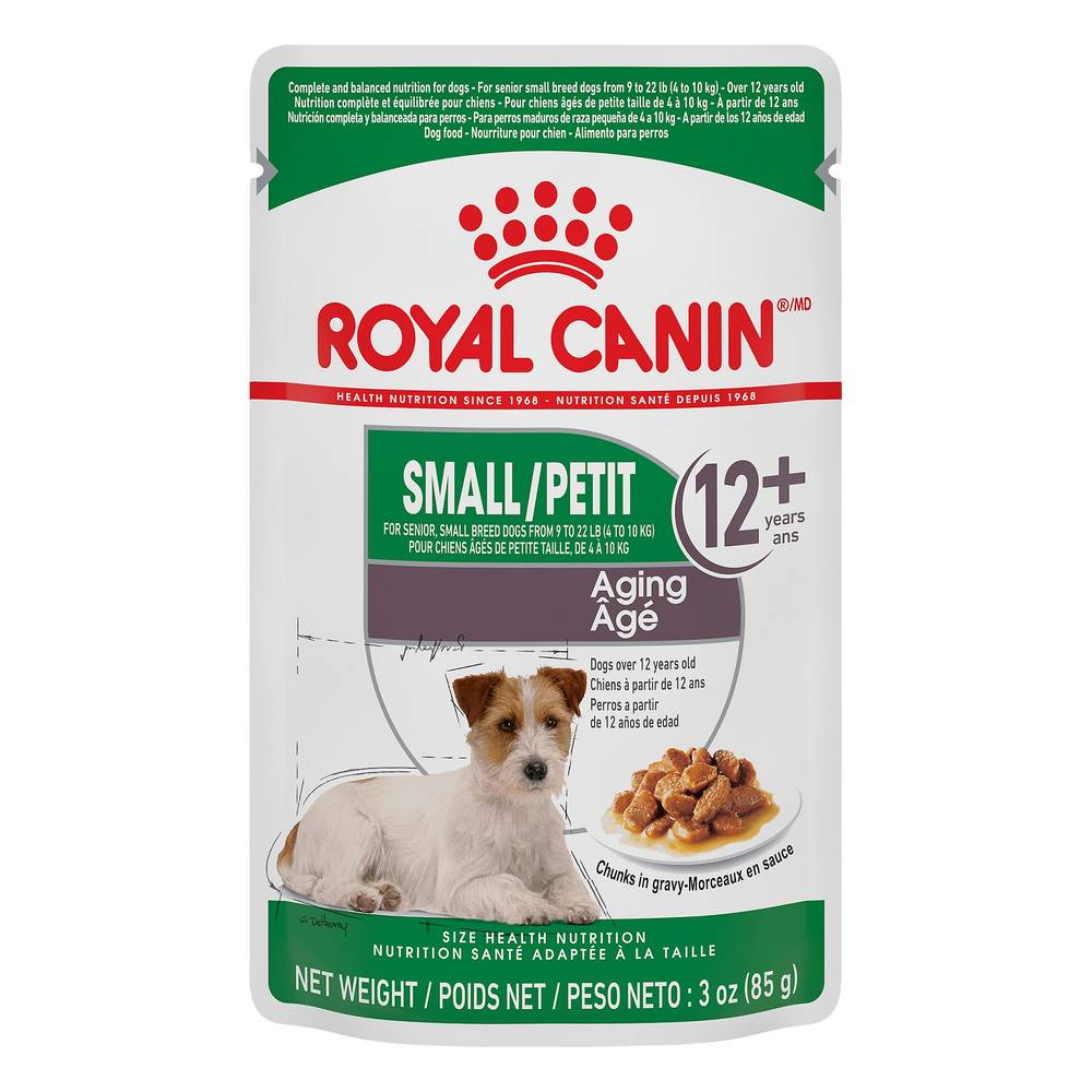 Royal Canin Size Health Nutrition Small Breed Aging 12+ Senior Dog Wet Food - 3 oz (Flavor: Other, Size: 3 Oz)