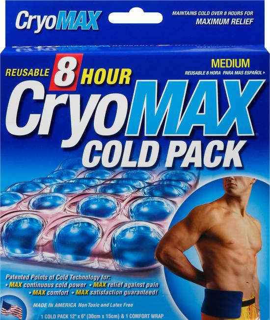 CryoMAX 8 hour medium reusable cold pack