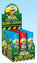 Toxic Waste� Brand  Mega Slime Licker� Sour Rolling Liquid Candy - 2.7oz/12ct (1X12|1 Unit per Case)