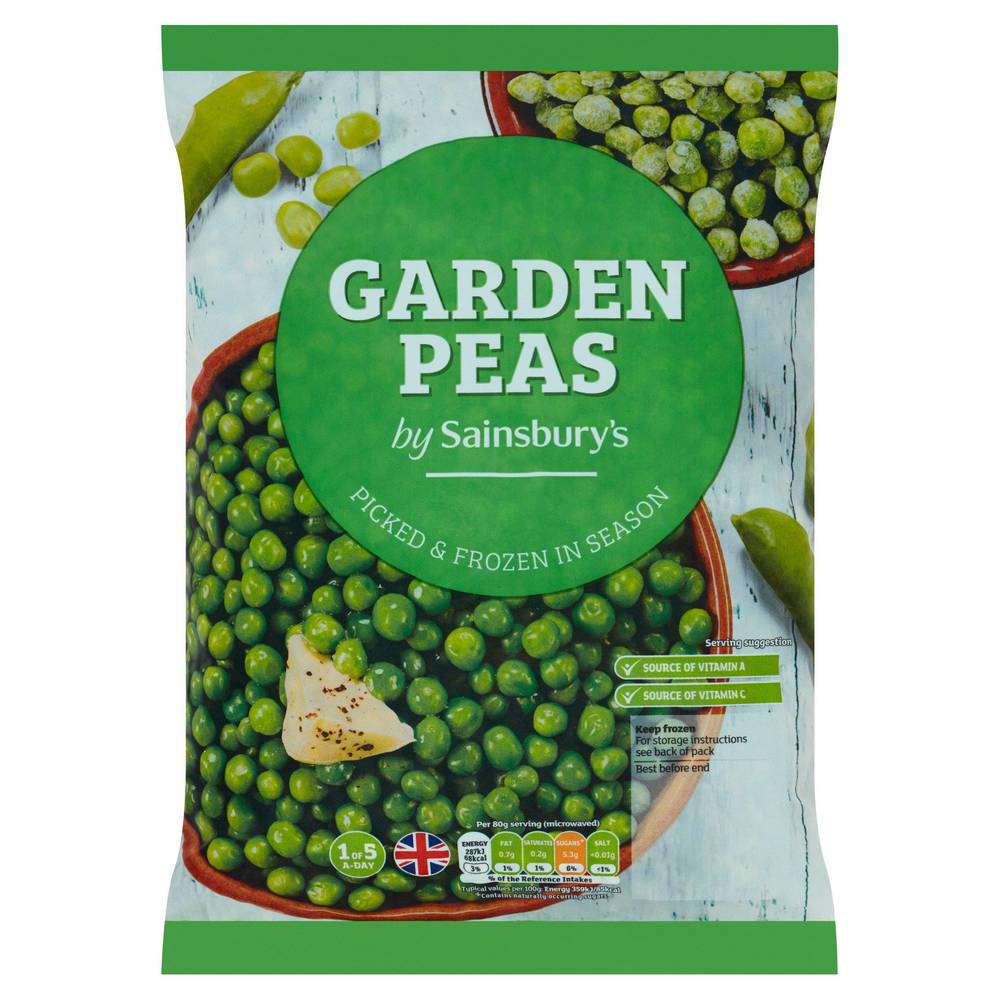 Sainsbury's Garden Peas 910g