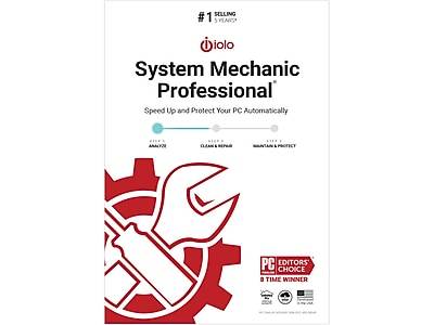 Iolo System Mechanic Professional for 1 User, Windows, Download (SMPro2001STP)