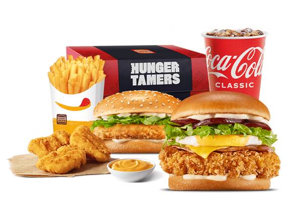 Large Aussie Jack's Fried Chicken Hunger Tamers