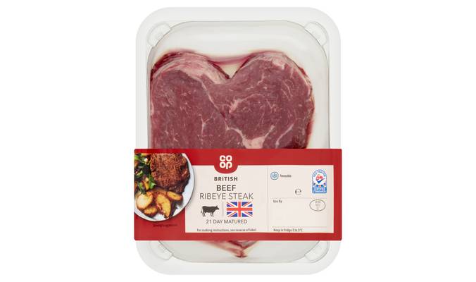 Co-op British Beef Ribeye Steak 227g