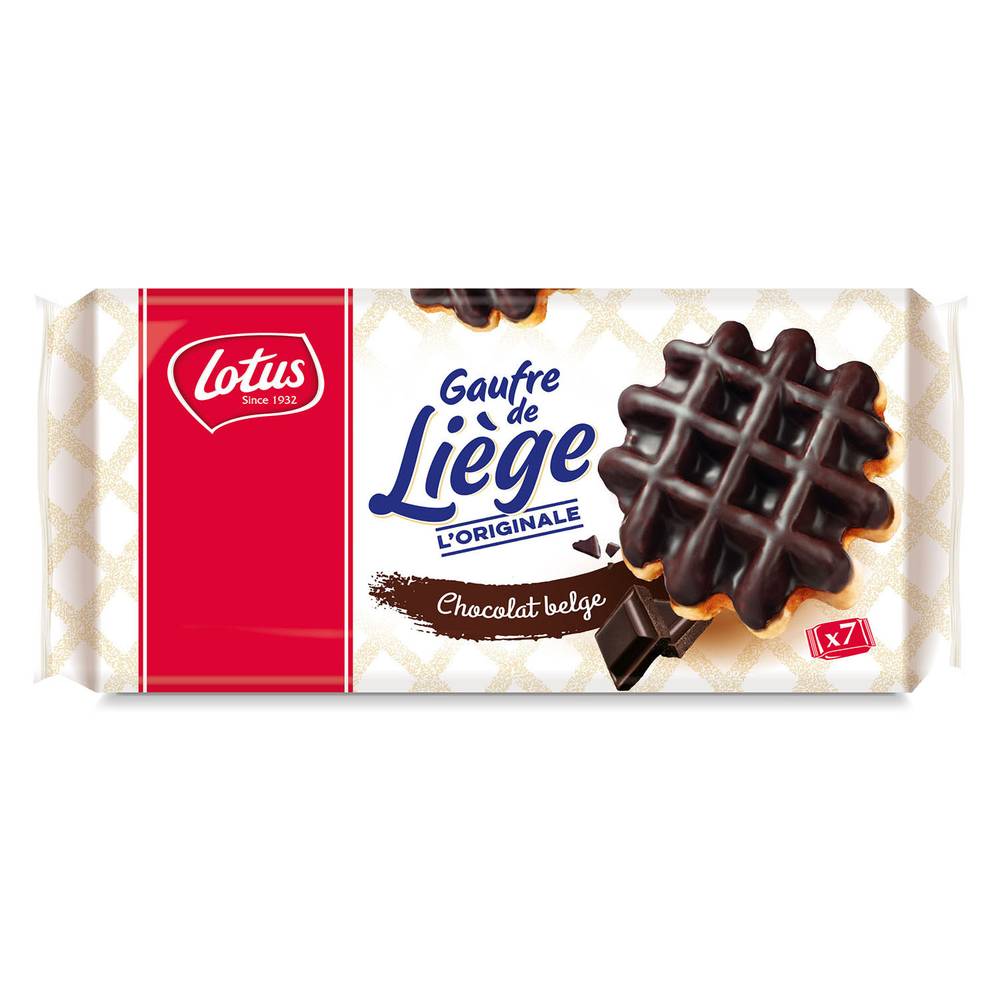 Lotus Bakeries - Gaufre de liège (chocolat)