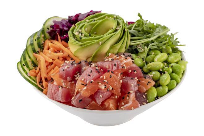 Poke bowl mix tataki