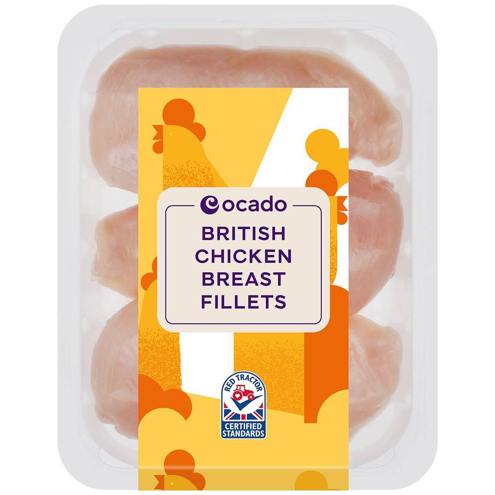 Ocado British 3-5 Chicken Breast Fillets (650gr)