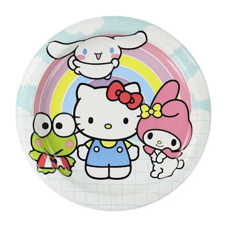 Licensed Paper Plates Hello Kitty
