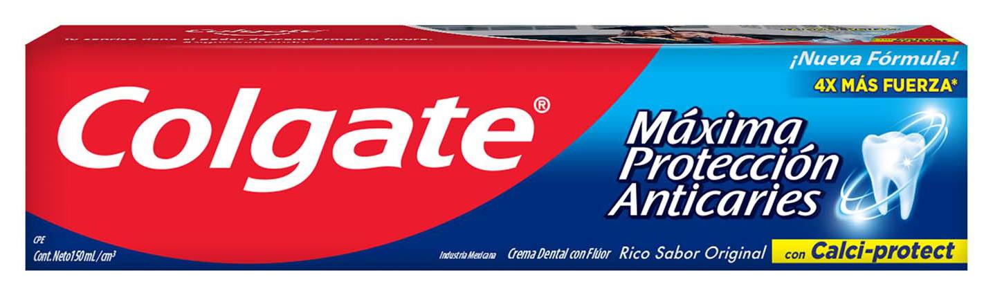 Colgate · Pasta dental protección anticaries (150 ml)