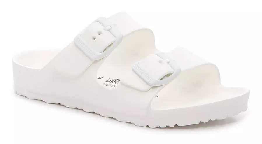 Birkenstock Arizona Eva Slide Sandal - Kids' (White Medium/Narrow - EU 26 / US 8-8.5 Toddler)