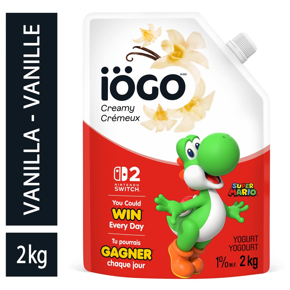 iÖGO 1.5% M.f Creamy Yogurt Pouch, Vanilla (2 kg)
