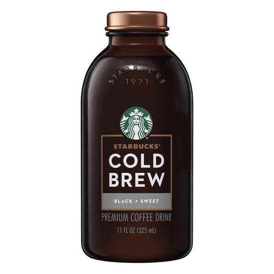Order Starbucks Coffee Drink Unsweet Black Cold Brew (11 oz) food online from Rite Aid store, Shawnee on bringmethat.com
