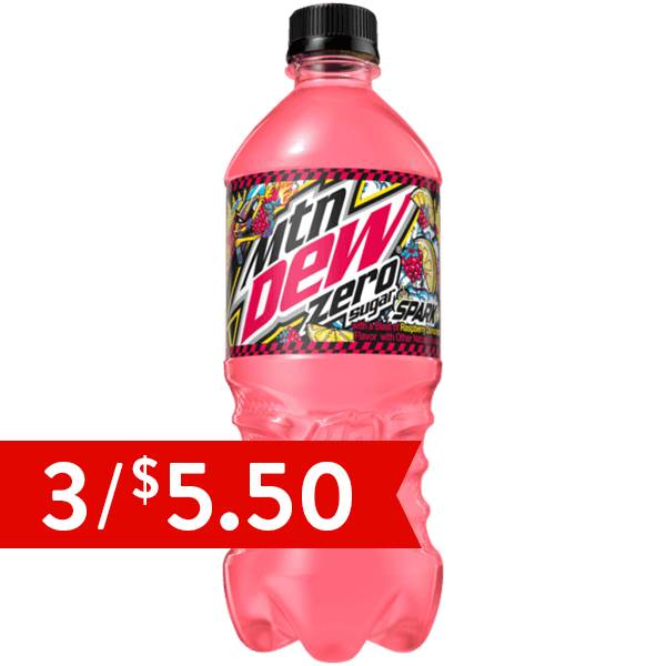 Mtn Dew Spark Zero 20oz