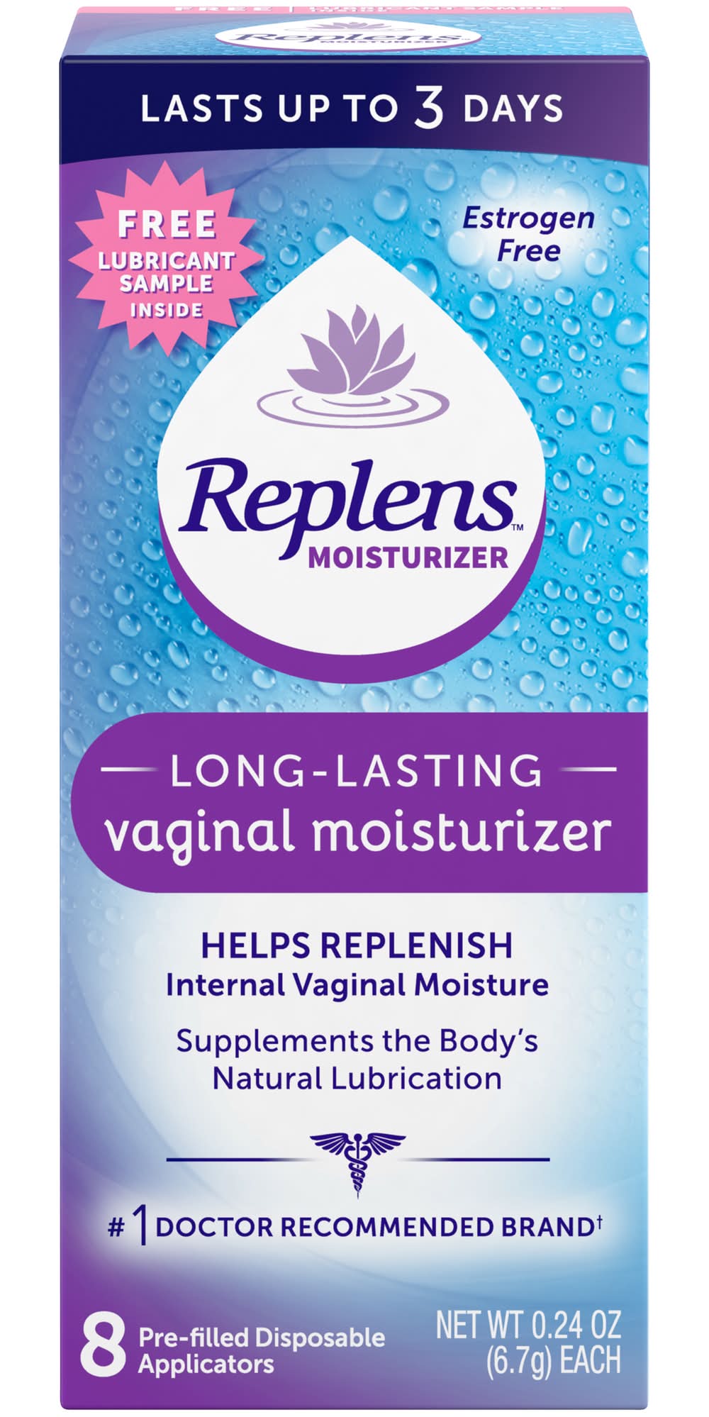 long lasting vaginal lubricant Replens Long-Lasting Vaginal Moisturizer