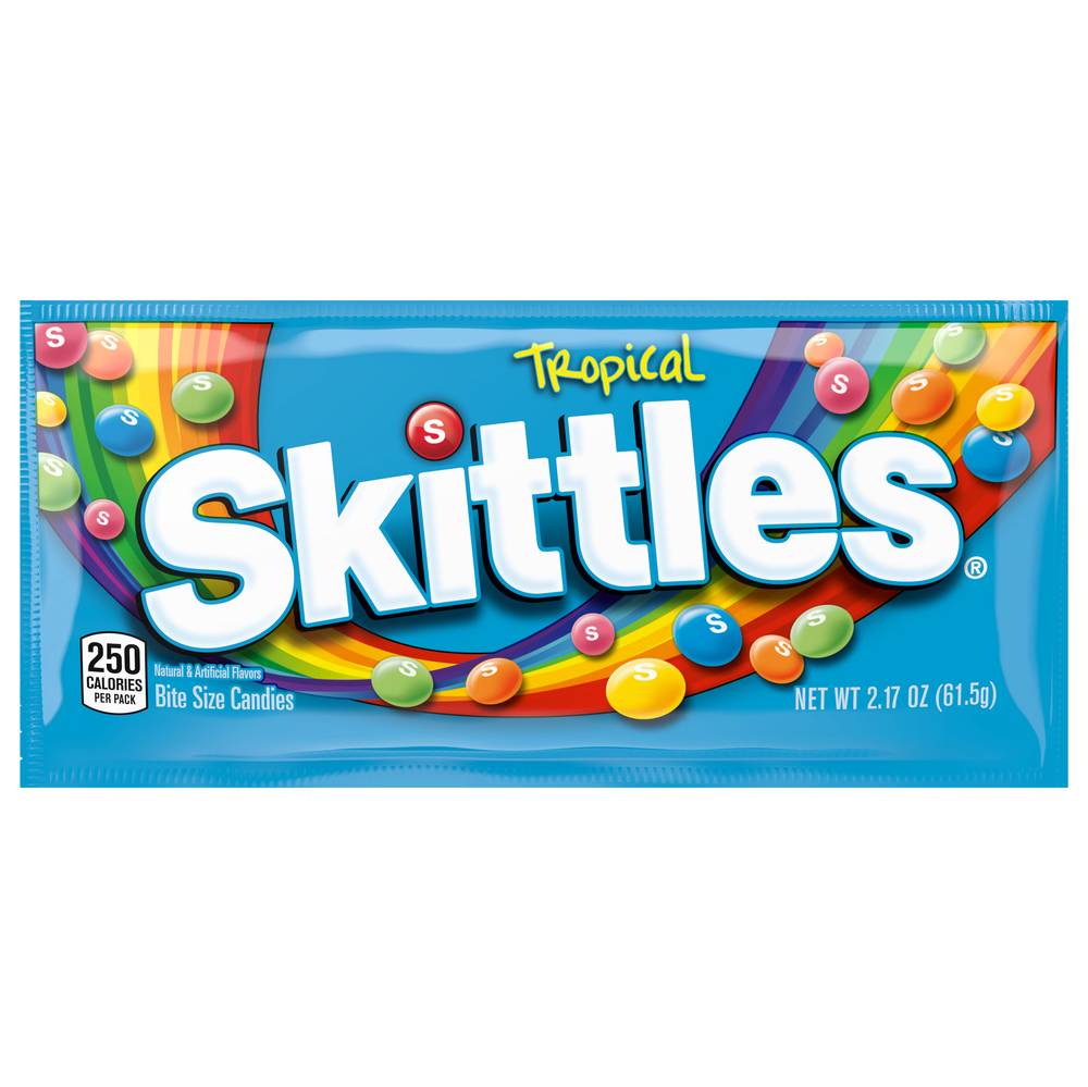 Skittles Tropical Bite Size Candy (2 oz)