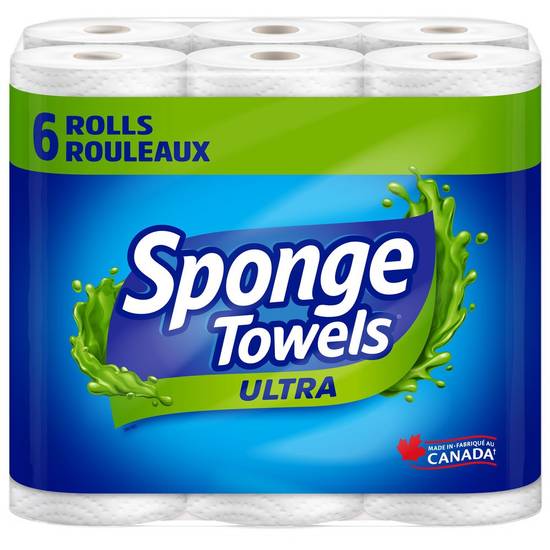 Spongetowels Ultra Paper Towel (6 rolls)