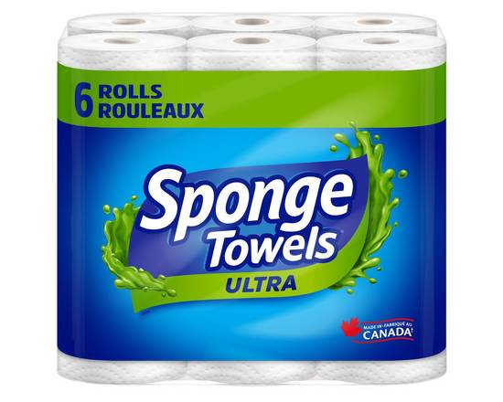 SpongeTowels · 6 Rouleaux SpongeTowels Ultra MesureauChoix (6 Rouleaux) - Ultra paper towel (6 rolls)
