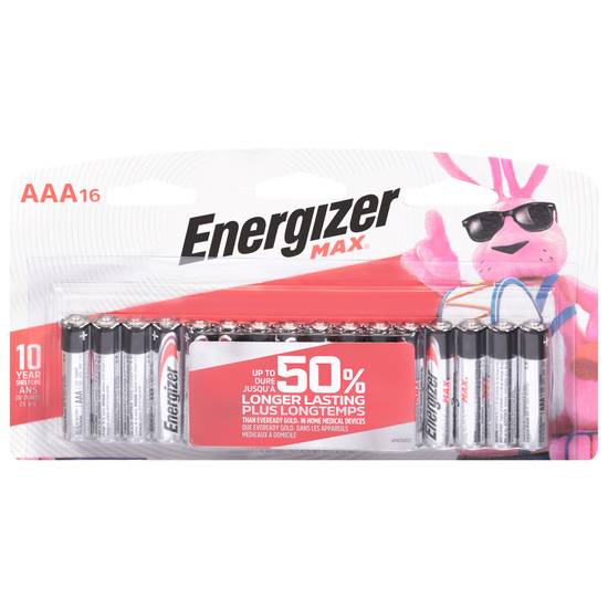 Energizer Max Aaa Alkaline Batteries (16 ct)