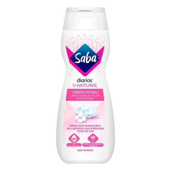 Saba jabón íntimo v-natural (botella 200 ml)