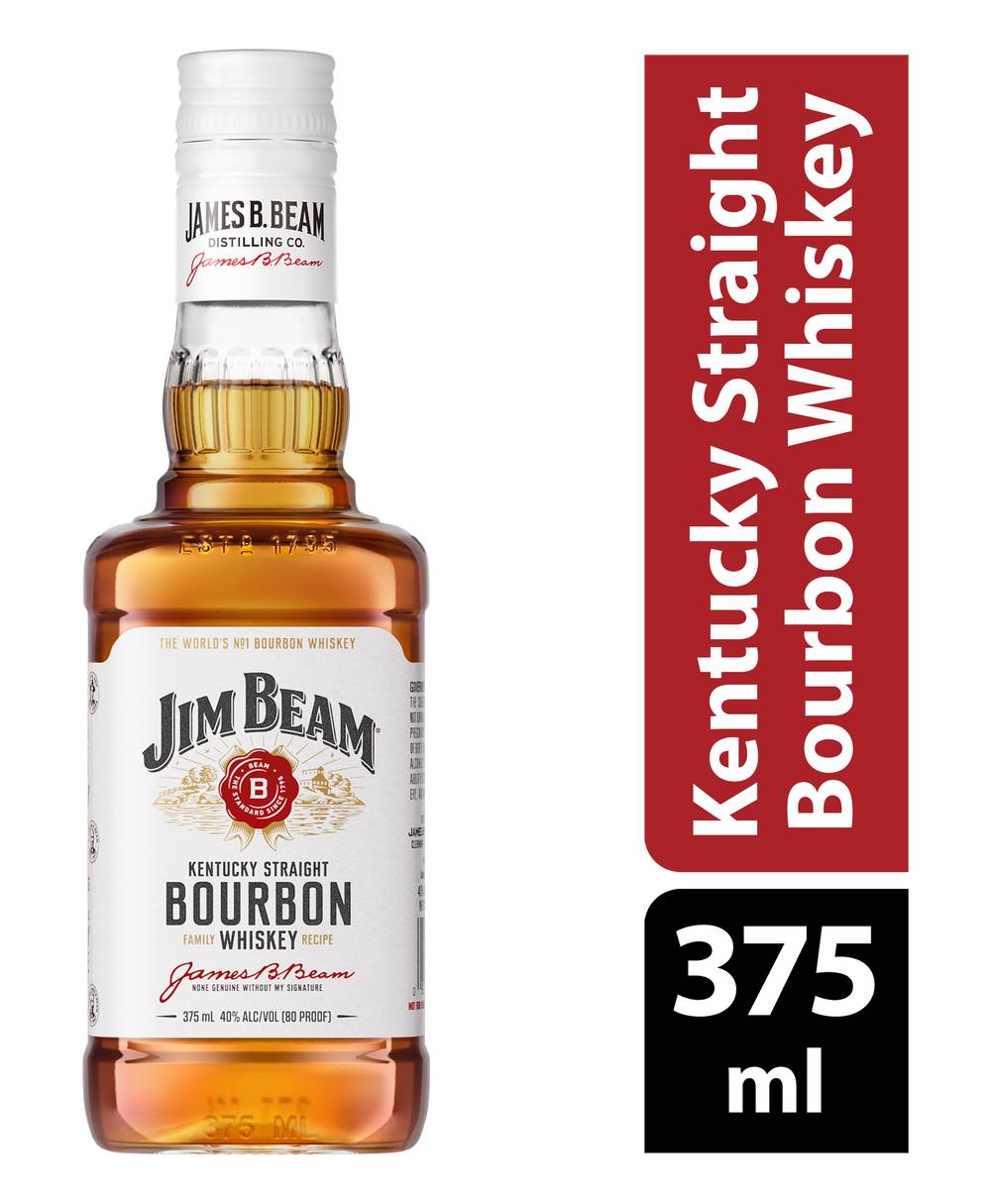 Jim Beam Kentucky Straight Bourbon Whiskey (375 ml)