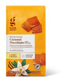 Good & Gather Light Roast Ground Coffee, Caramel Macchiato (12 oz)