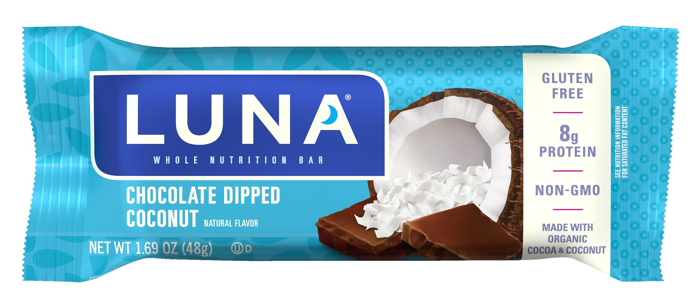 Luna Bar, Chocolate Dipped Coconut (1.69 oz)