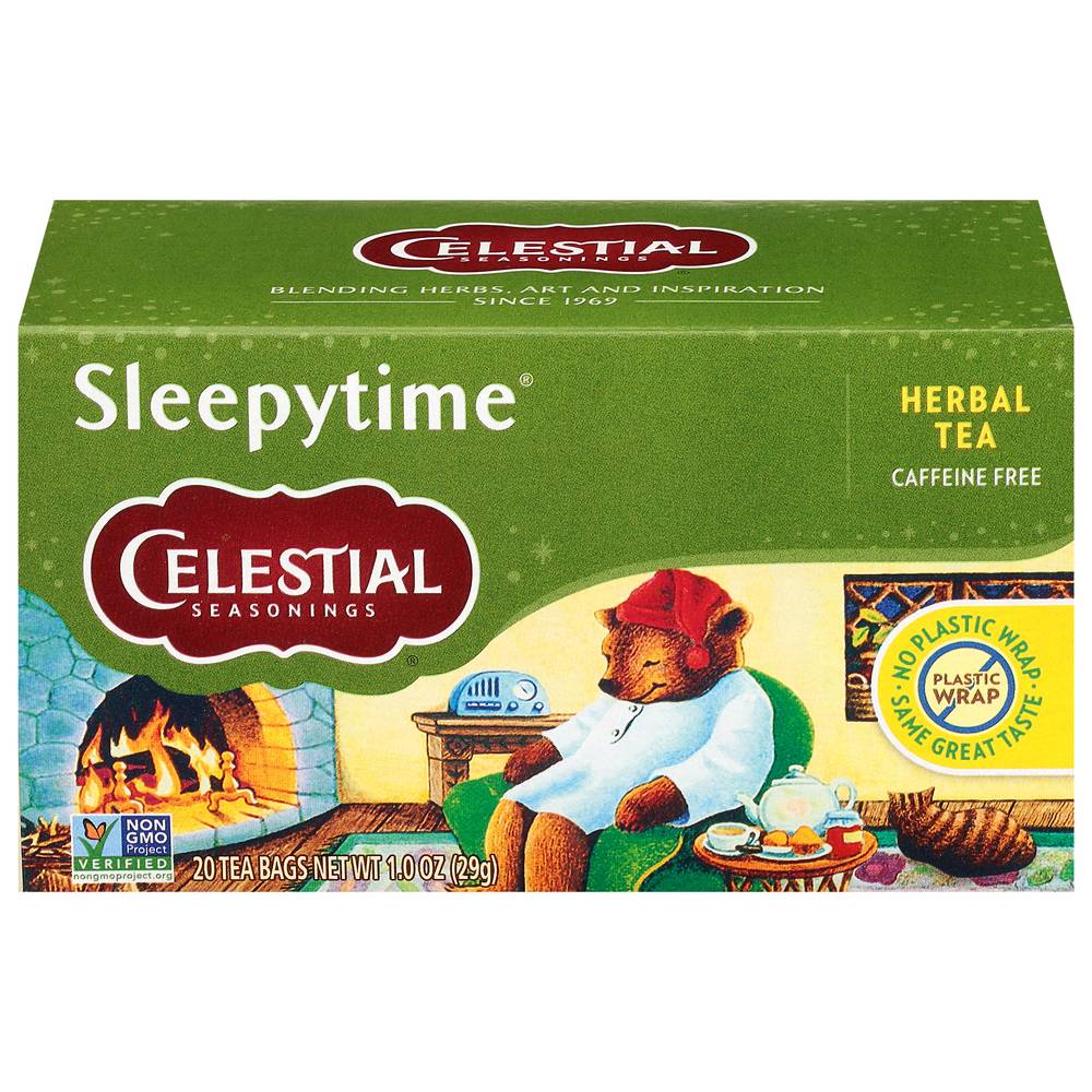 Celestial Seasonings Sleepytime Caffeine Free Herbal Tea (20 x 1.45 g)