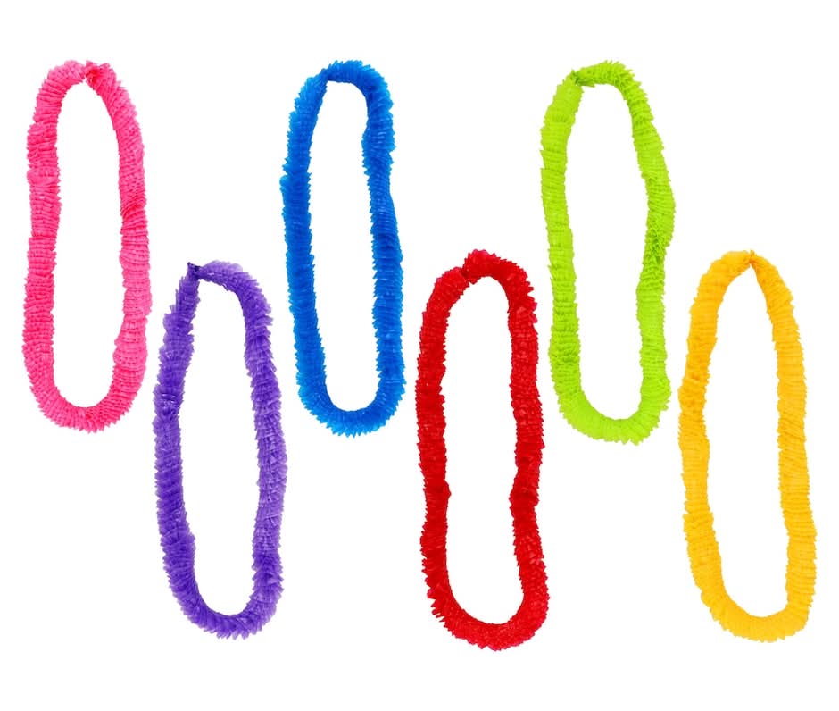 Seasonal Collection Leis, 6-pc Pack.