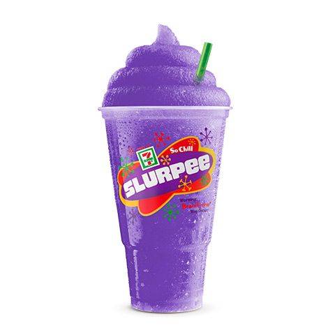 Mountain Dew Pitch Black Citrus Punch Slurpee - Large