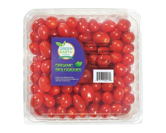 Green Earth · Tomates raisins biologiques (500 g) - Organic grape tomatoes (680 g)