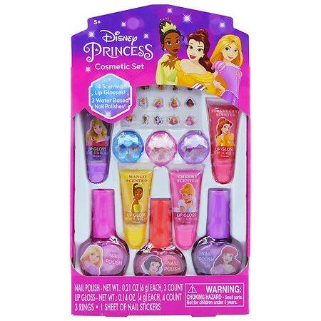 Disney Princess Cosmetic Set Grape/Strawberry/Mango/Cherry - 1.0 ea