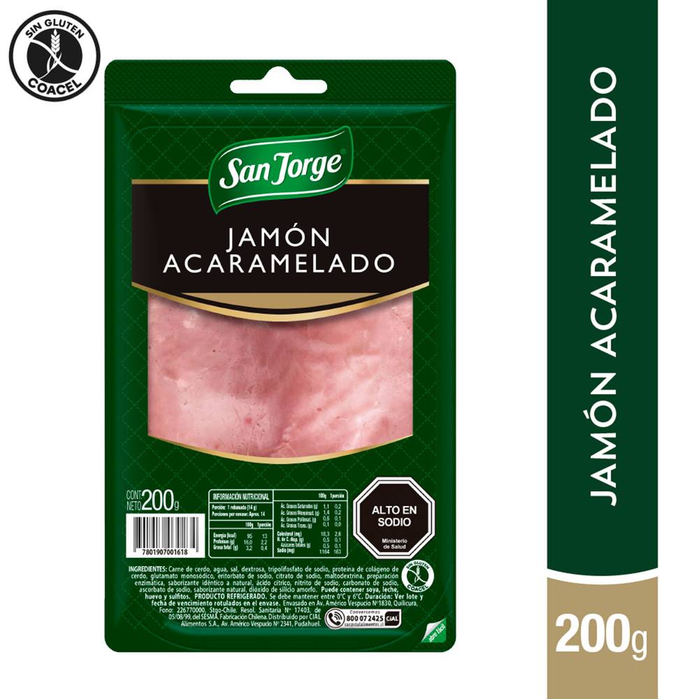 San jorge jamón acaramelado (200 g)