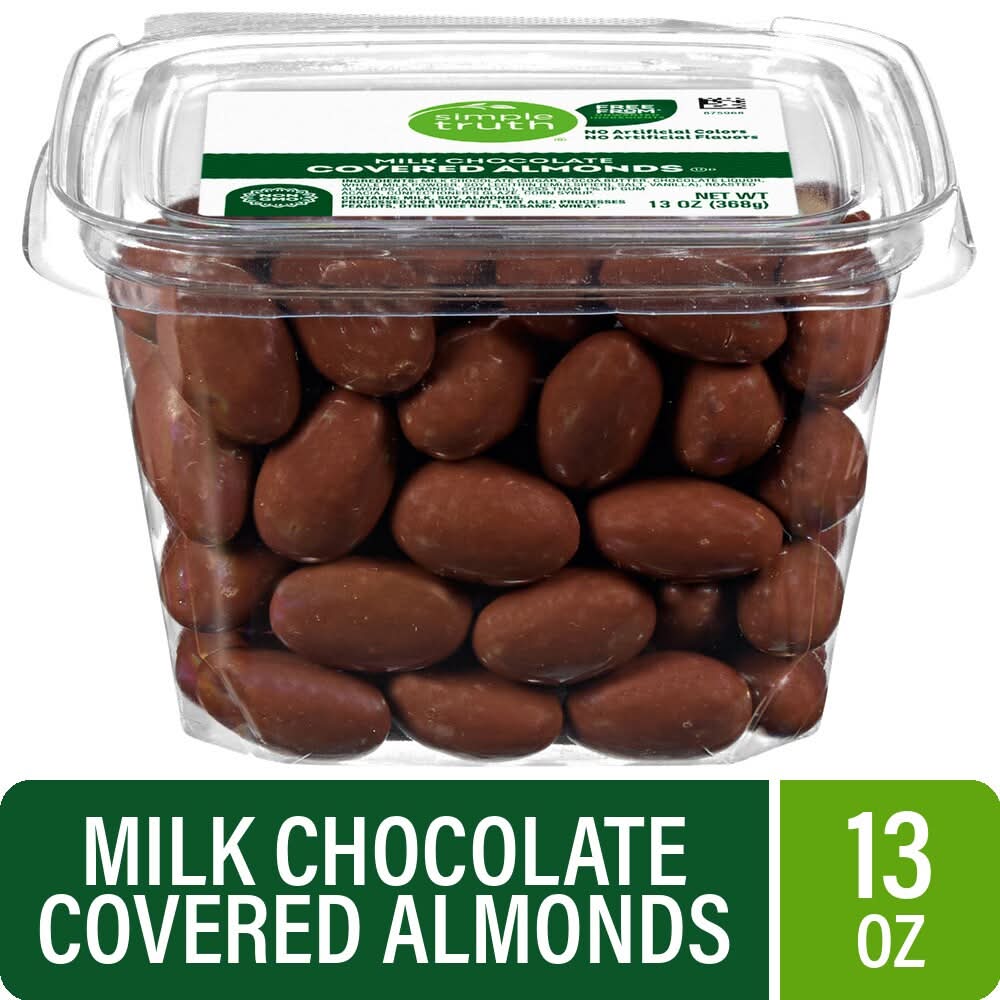 Simple Truth Chocolate Covered Almonds, Milk (13 oz)