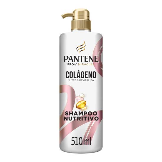 Pantene shampoo pro-v miracles colágeno nutre & revitaliza (botella 510 ml)