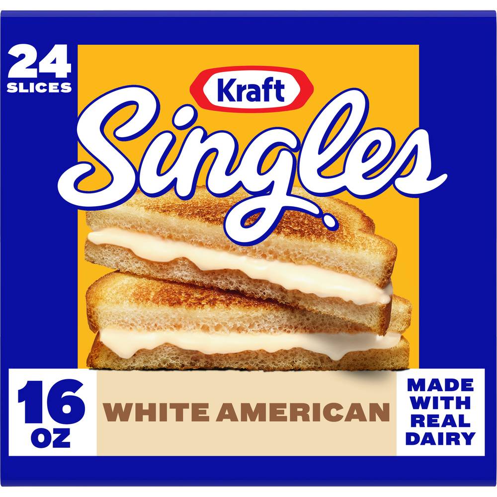 Kraft Singles White American Cheese (24 slices)