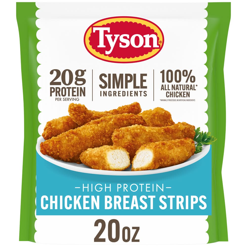 Tyson Lightly Breaded Chicken Strips (20 oz)