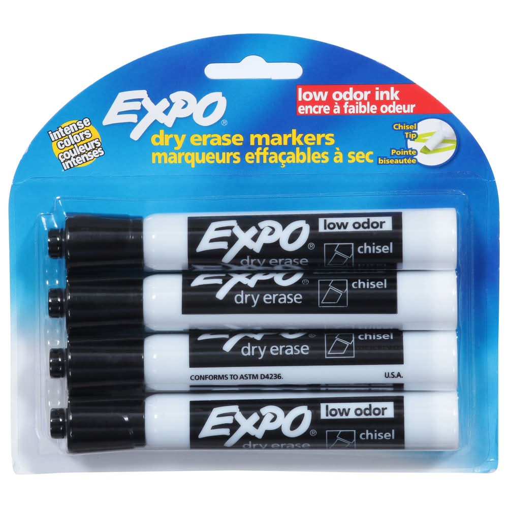 Expo Dry Erase Low Odor Ink Markers (3.2 oz)