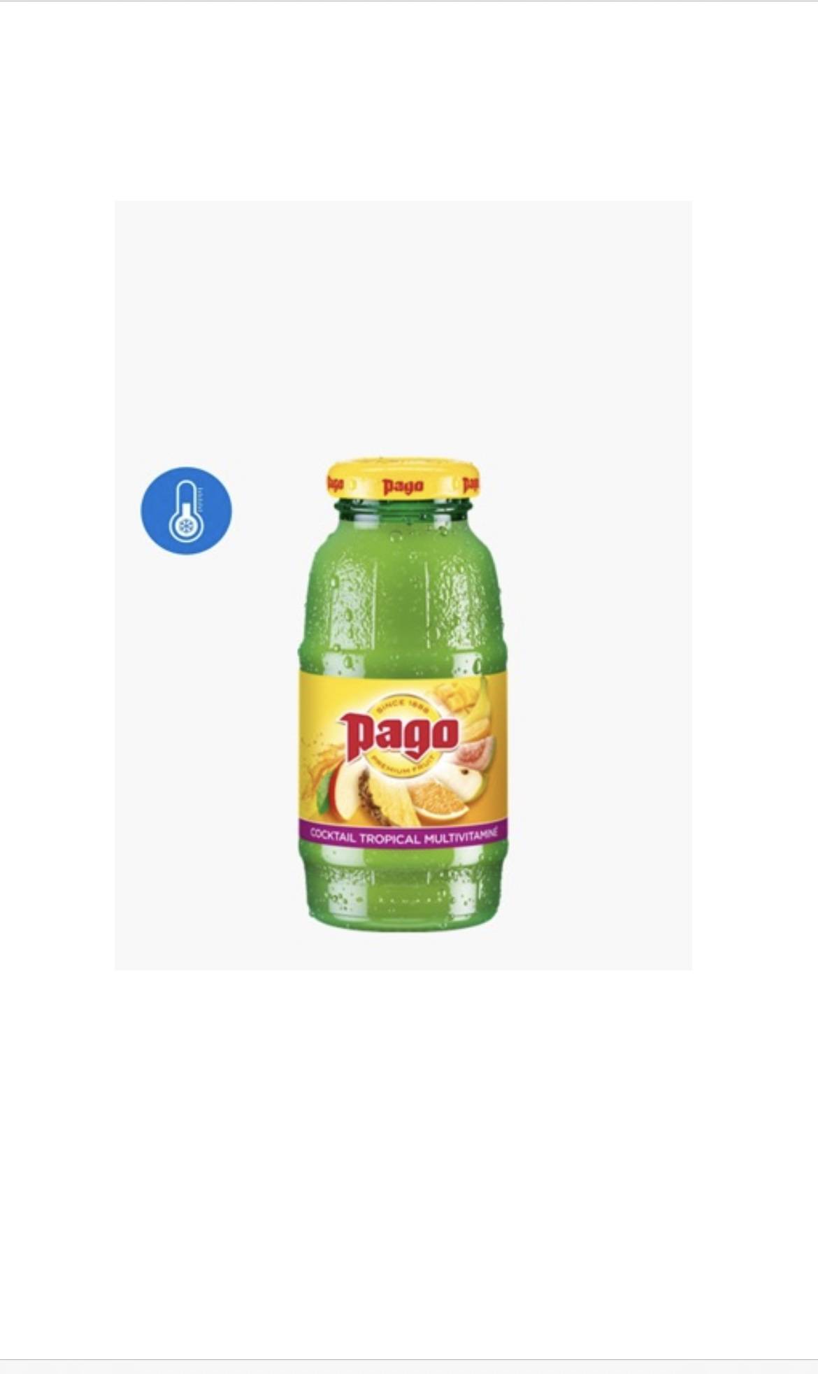 PAGO COKTAIL/TROPICAL/MULTIVITAMINE 33ml